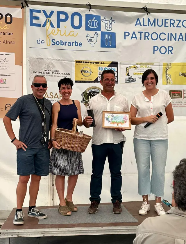 Premio a la Biodiversidad Agrícola y Ganadera a Luis Lascorz.