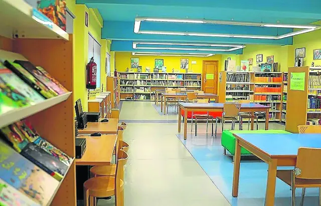 Sala de lectura infantil.
