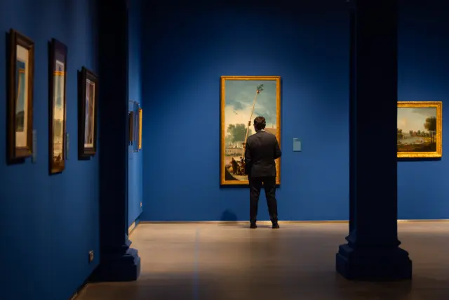 Exposición Azul. Colección Abelló en el Museo Goya.