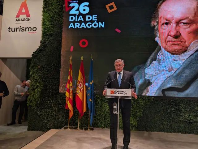 Intervención de Manuel Blasco, consejero de Turismo del Gobierno de Aragón.