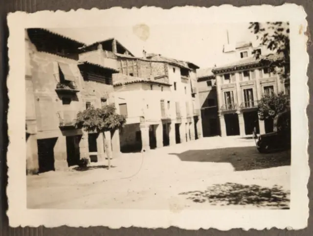 La plaza Salvador en una imagen antigua.