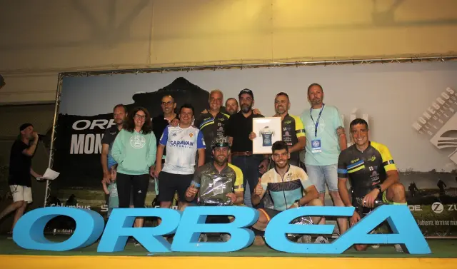 Algunos participantes en la prueba ciclista Orbea 2023.