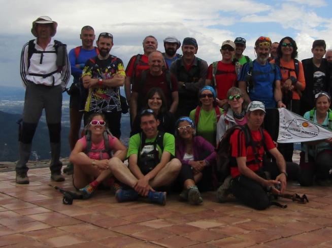 Actividad del Club Litera en el Parc Natural de San Llorens de Munt