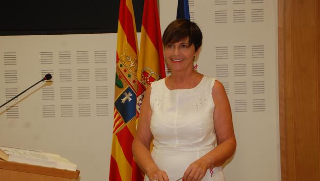 Olga Brosed, alcaldesa de Robres.