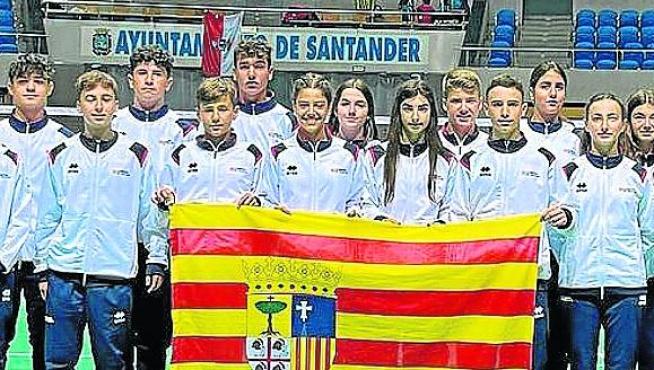 Equipos aragoneses en el Campeonato de España de Santander.