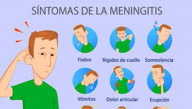 El pasado año se notificó un caso de meningitis en Aragón.