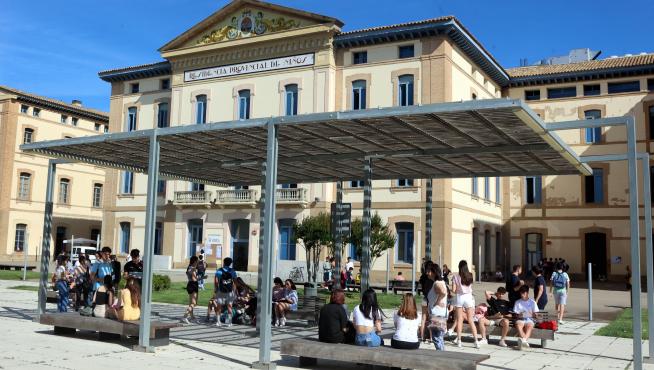 La Facultad de Empresa y Gestión Pública del campus de Huesca.