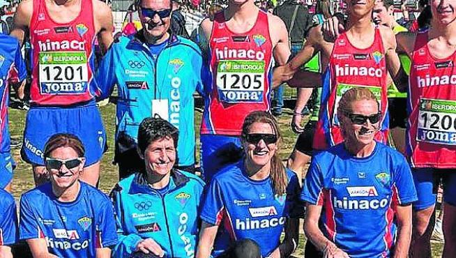 Hinaco Monzón, en uno de los últimos nacionales de clubes de cross.