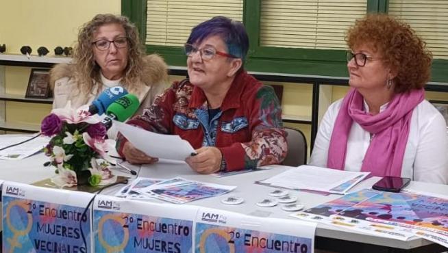 Presentación del II Encuentro de Mujeres Vecinales de Aragón, que será en Huesca