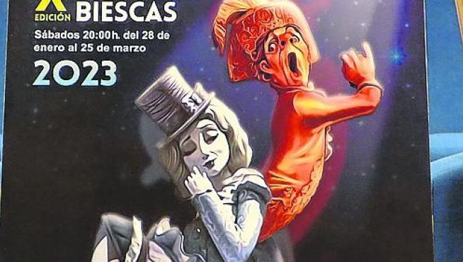El cartel de Juan Diego Ingelmo Benavente será la imagen de la décima edición de la Muestra de Teatro Amateur de Biescas.