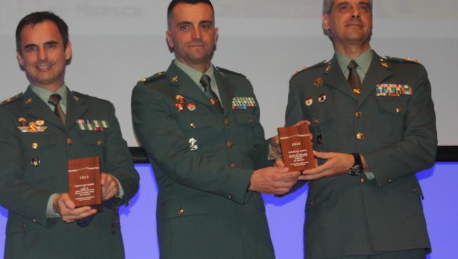 Alberto Rodríguez, Bain Gutiérrez y Francisco Pulido recogieron los premios.