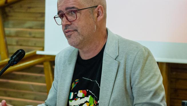 Unai Sordo durante su intervención en Morillo de Tou.