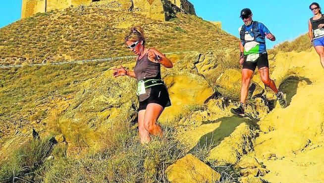 El Castillo de Montearagón fue el gran protagonista de las carreras.