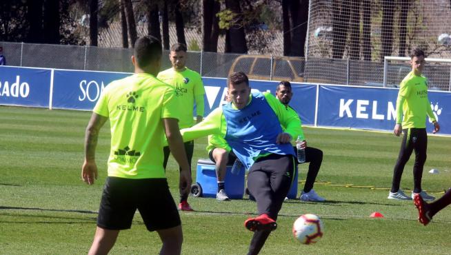 El Huesca continúa pendiente de la evolución de los jugadores lesionados
