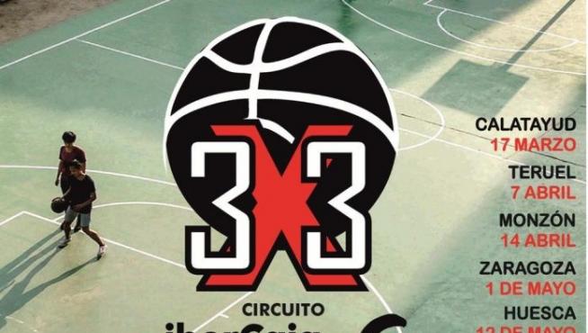 Ibercaja y FAB organizan un torneo de 3x3 con sedes en Monzón y Huesca