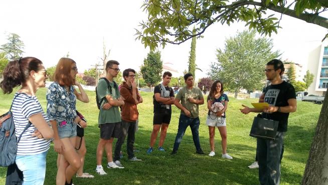 Reanudados los paseos guiados por parques y zonas verdes de Huesca