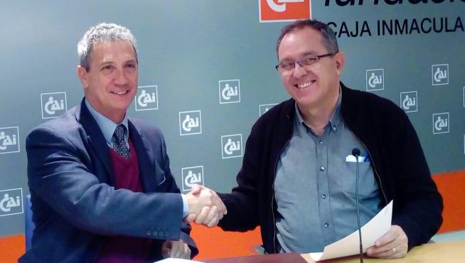 Fundación Caja Inmaculada y Cadis Huesca ratifican su convenio de colaboración