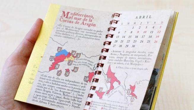 Lambán vuelve a felicitar el año con un calendario sobre la historia de Aragón