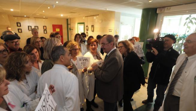 El personal no sanitario del Hospital San Jorge de Huesca reclama el complemento de la carrera profesional