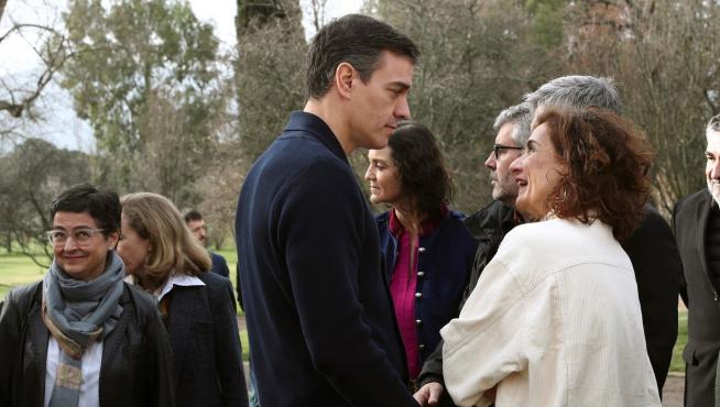 Sánchez comparte prioridades y objetivos con sus 22 ministros