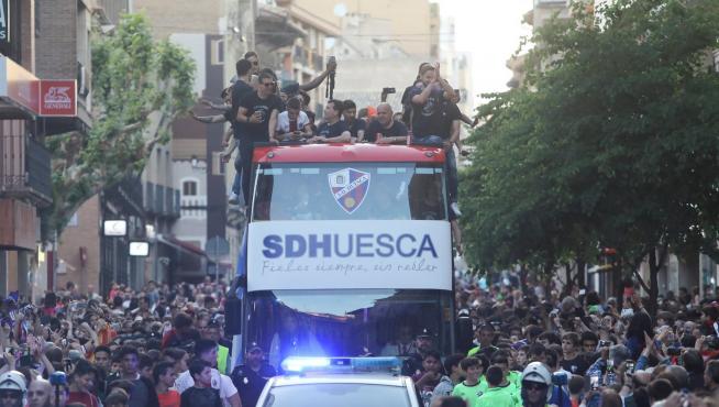 Ayuntamiento y Subdelegación preparan un dispositivo contra aglomeraciones por si el Huesca ascendiera a Primera