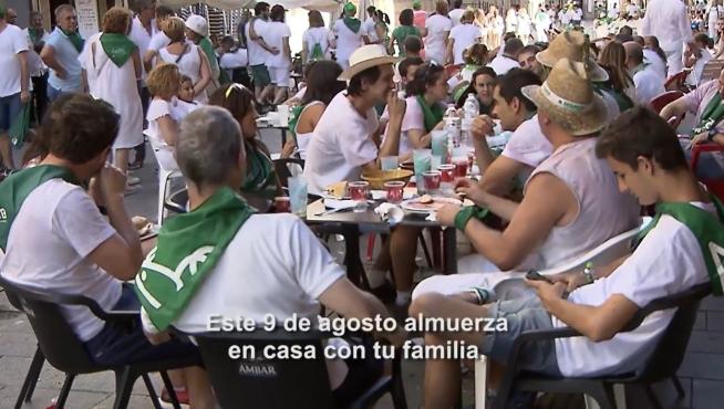 Las instituciones llaman en un vídeo a vivir de forma responsable en Huesca las fechas de San Lorenzo