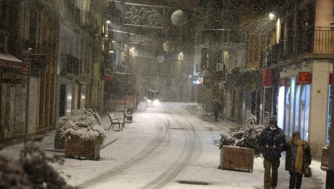 Filomena deja una nevada histórica en el Alto Aragón sin grandes incidencias