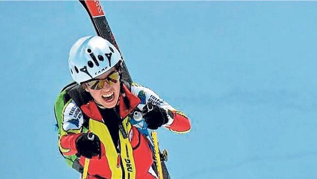 Claudia Valero es una de las grandes promesas del esquí de montaña español.