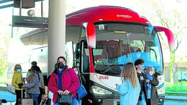 Imagen de la Estación de Autobuses de Huesca.