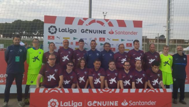 El equipo Genuine del Huesca estuvo el pasado fin de semana en Tarragona.