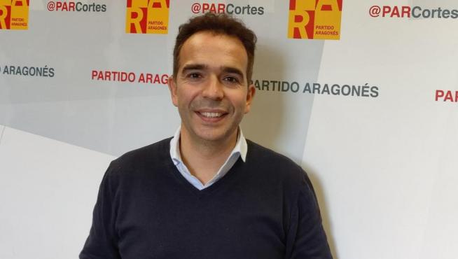 El portavoz del Partido Aragonés (PAR) en las Cortes de Aragón, Jesús Guerrero