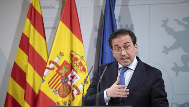 José Manuel Albares ministro de Asuntos Exteriores de España.