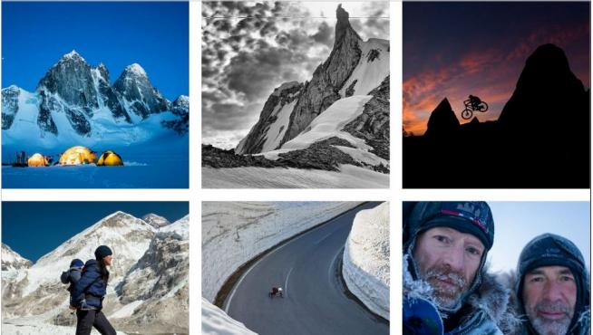 Alpinismo, mountain bike, monopatín, el perfil de una montañera nepalí o una expedición al Polo, entre la selección de títulos