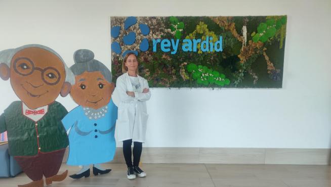 Sonia Fernández, directora de la Residencia Rey Ardid Huesca, en las instalaciones del centro.