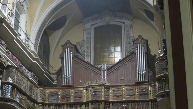 El órgano de la Iglesia San Vicente el Real.