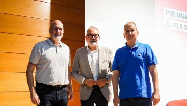 Álvaro Burrell, Félix Larrosa y Alfonso Adán