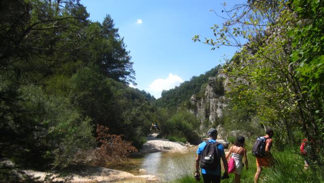 Ruta realizada en el entorno del barranco de Pillera.