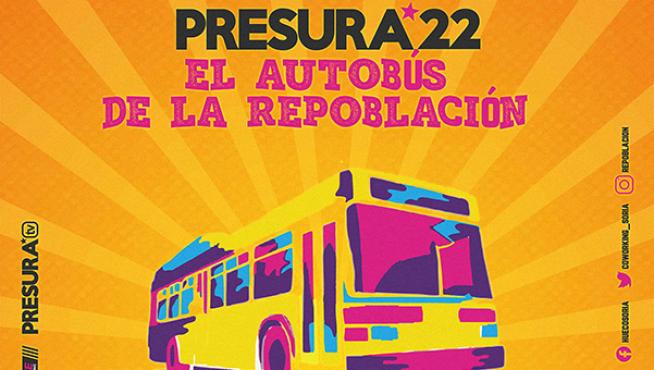 El Autobús de la Repoblación continúa su gira por Aragón.