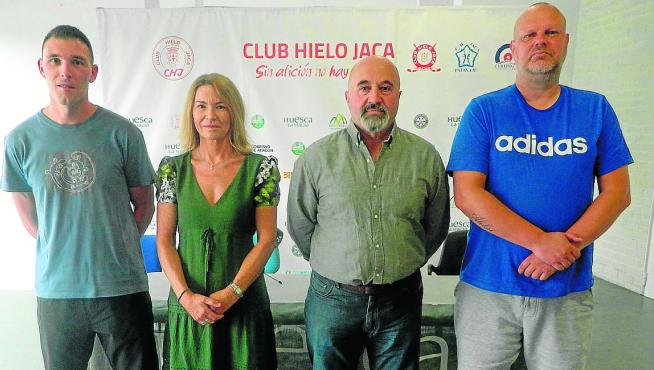 Guillermo Lope, Elisabeth Martín-Mora, Antonio Betrán y Joni Hannuksela.