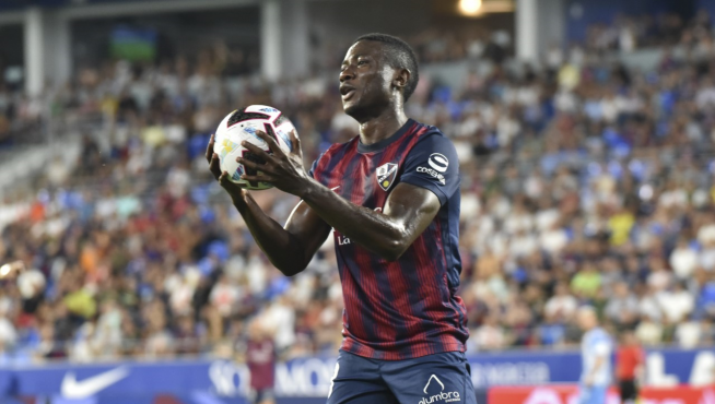 Soko, jugador del Huesca.