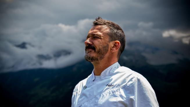Diego Herrero, chef y propietario del restaurante Vidocq de Formigal.