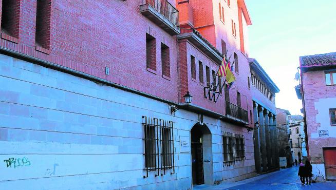 Facultad de Medicina de Huesca, en el Casco Antiguo.