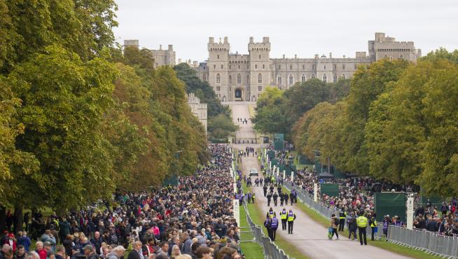 La capilla de San Jorge en el castillo de Windsor será la última morada de la reina Isabel II.
