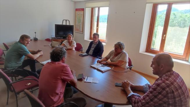 Reunión de Adelpa con la directora del Instituto Aragonés del Agua.