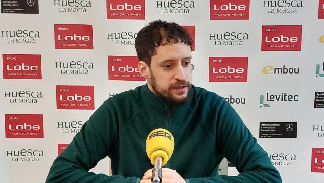 Santi Cerdán, entrenador del Lobe Huesca La Magia.