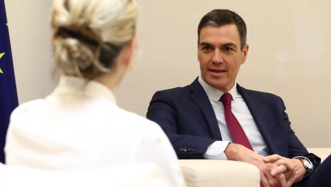 Yolanda Díaz y Pedro Sánchez se han reunido este martes para cerrar los últimos flecos.