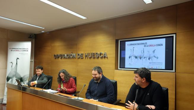 Fernando Blasco, Idoya Álvarez, José Eugenio Marín y Pablo Vallés han presentado este viernes las Jornadas.
