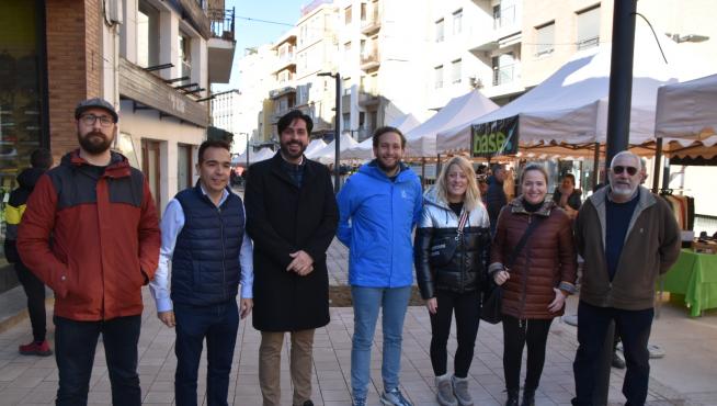 La Feria Remate de las rebajas de invierno, organizada por la Asociación de Comercio y el Ayuntamiento de Monzón.