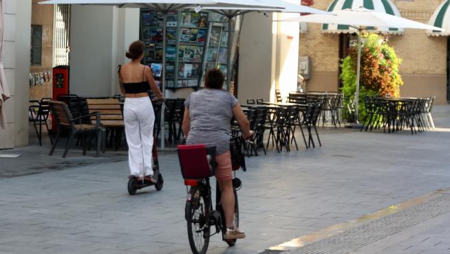 La Policía Local de Huesca ha realizado una campaña de control del uso de patinetes.