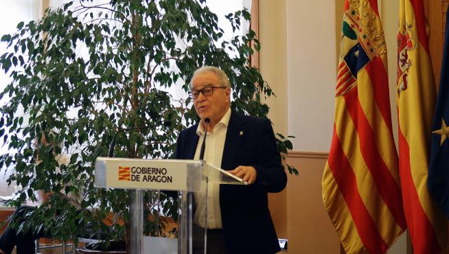 Miguel Gracia, presidente de la Diputación de Huesca.